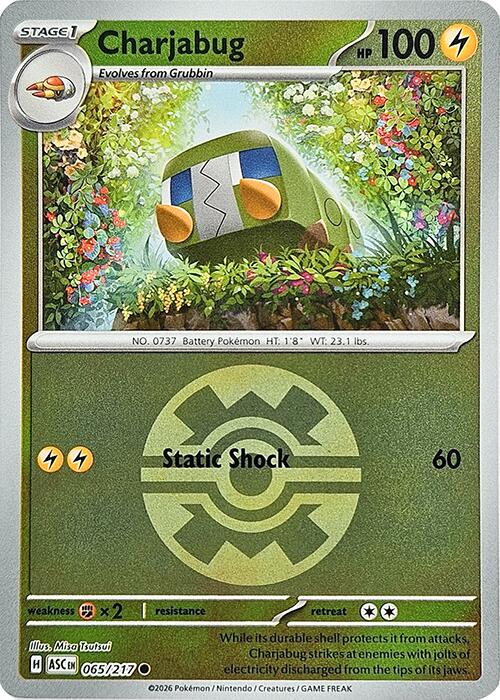 Charjabug (065/217) (Quick Ball) [Mega Evolution: Ascended Heroes] | Gear Gaming Fayetteville
