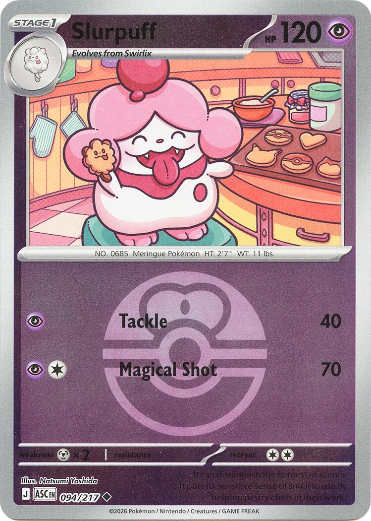 Slurpuff (094/217) (Love Ball) [Mega Evolution: Ascended Heroes] | Gear Gaming Fayetteville