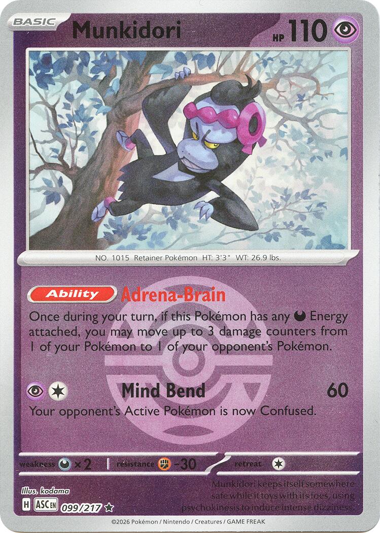 Munkidori (099/217) (Dusk Ball) [Mega Evolution: Ascended Heroes] | Gear Gaming Fayetteville