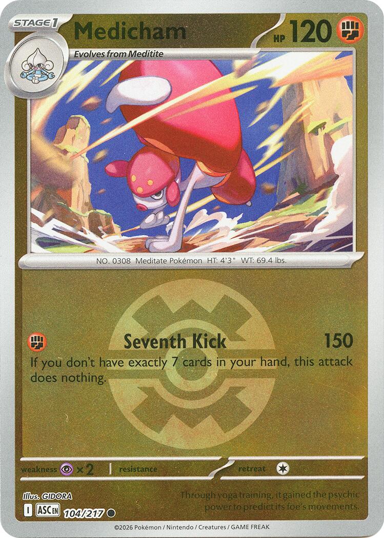 Medicham (104/217) (Quick Ball) [Mega Evolution: Ascended Heroes] | Gear Gaming Fayetteville