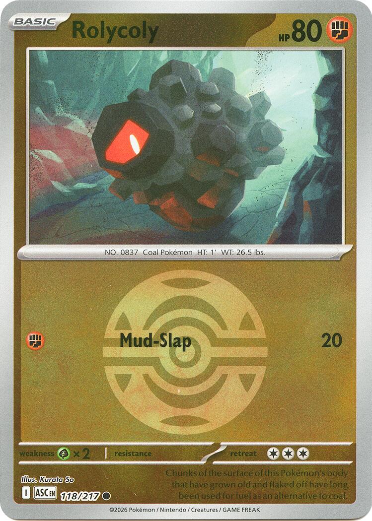 Rolycoly (118/217) (Dusk Ball) [Mega Evolution: Ascended Heroes] | Gear Gaming Fayetteville