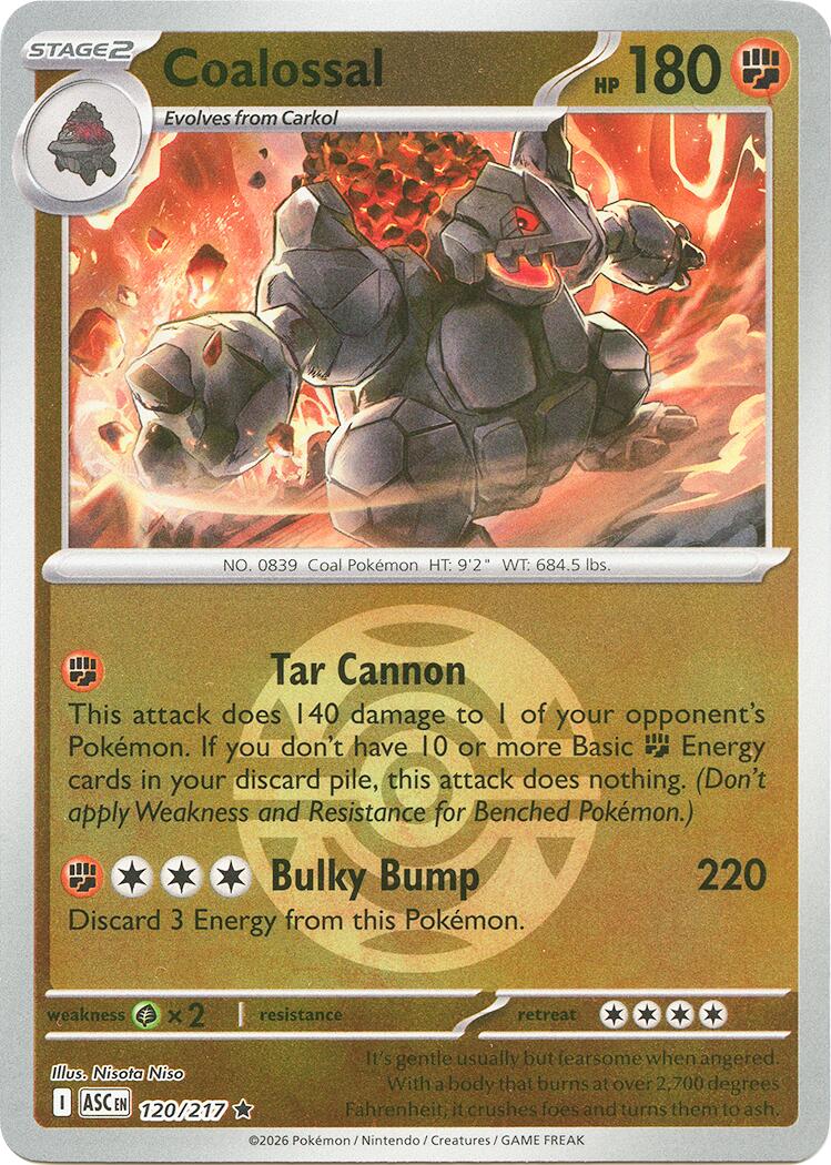 Coalossal (120/217) (Dusk Ball) [Mega Evolution: Ascended Heroes] | Gear Gaming Fayetteville