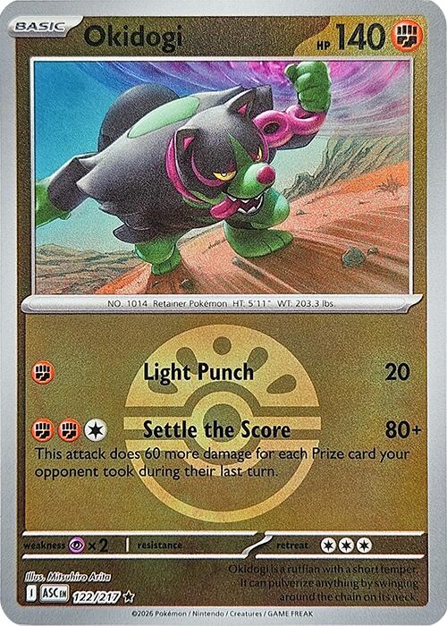 Okidogi (122/217) (Friend Ball) [Mega Evolution: Ascended Heroes] | Gear Gaming Fayetteville