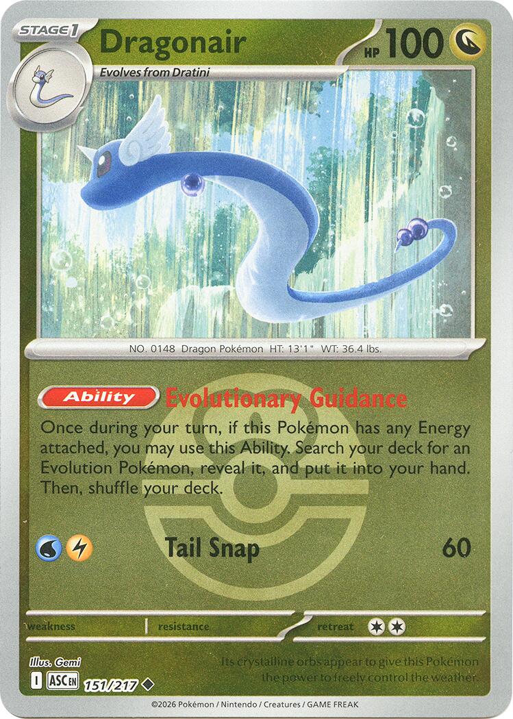 Dragonair (151/217) (Love Ball) [Mega Evolution: Ascended Heroes] | Gear Gaming Fayetteville