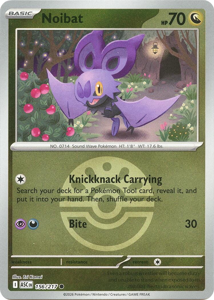 Noibat (156/217) (Friend Ball) [Mega Evolution: Ascended Heroes] | Gear Gaming Fayetteville