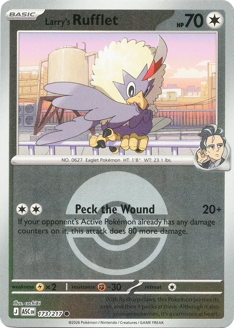 Larry's Rufflet (173/217) (Poke Ball) [Mega Evolution: Ascended Heroes] | Gear Gaming Fayetteville
