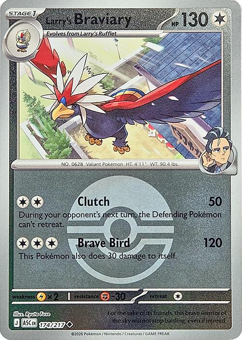Larry's Braviary (174/217) (Poke Ball) [Mega Evolution: Ascended Heroes] | Gear Gaming Fayetteville