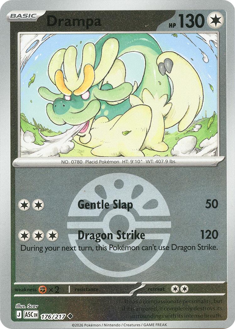 Drampa (176/217) (Friend Ball) [Mega Evolution: Ascended Heroes] | Gear Gaming Fayetteville