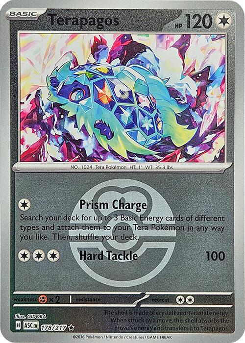 Terapagos (178/217) (Love Ball) [Mega Evolution: Ascended Heroes] | Gear Gaming Fayetteville