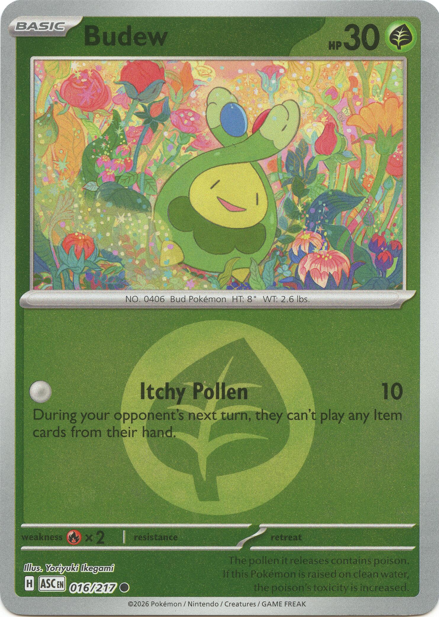 Budew (016/217) (Energy Symbol Pattern) [Mega Evolution: Ascended Heroes] | Gear Gaming Fayetteville