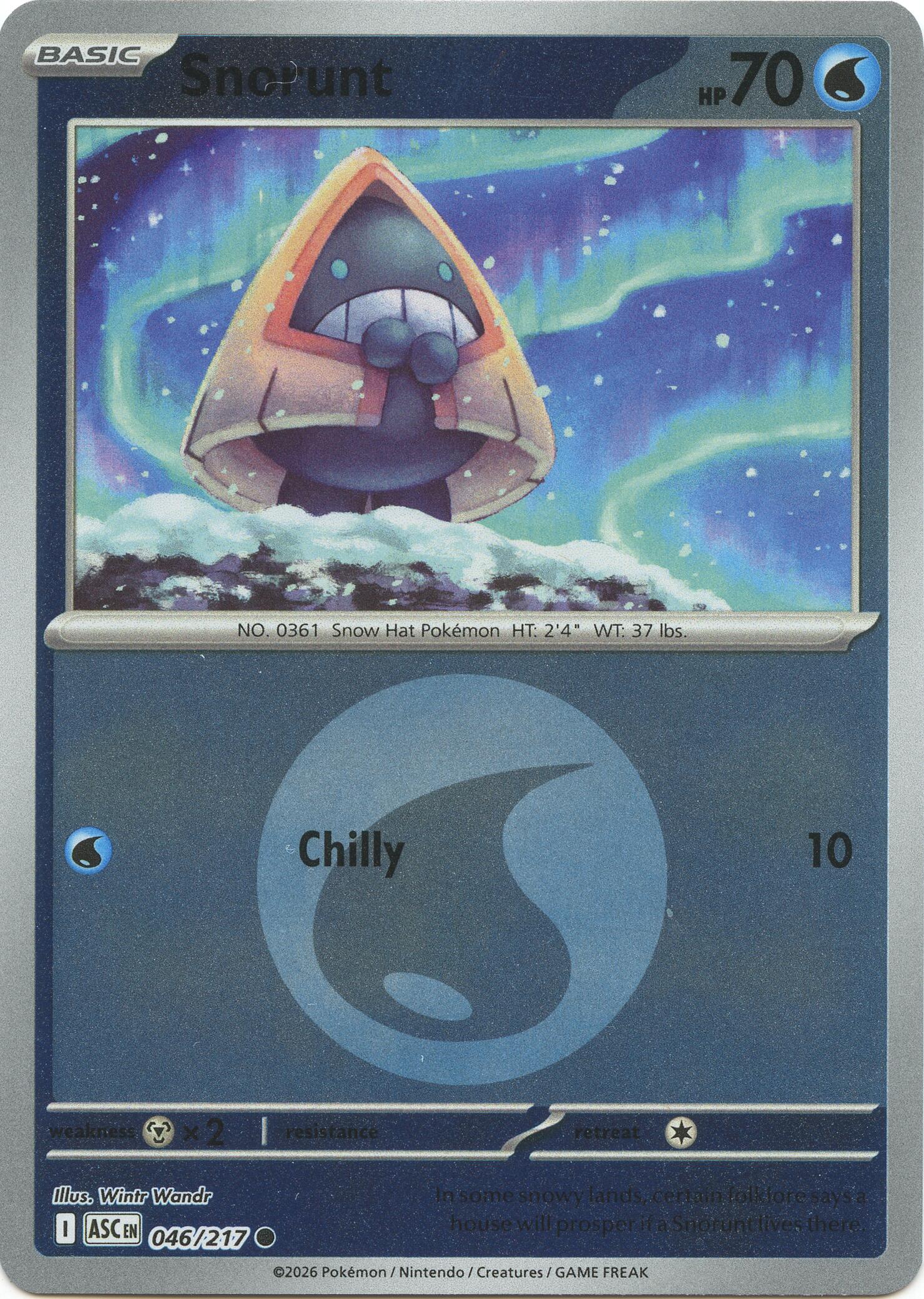 Snorunt (046/217) (Energy Symbol Pattern) [Mega Evolution: Ascended Heroes] | Gear Gaming Fayetteville