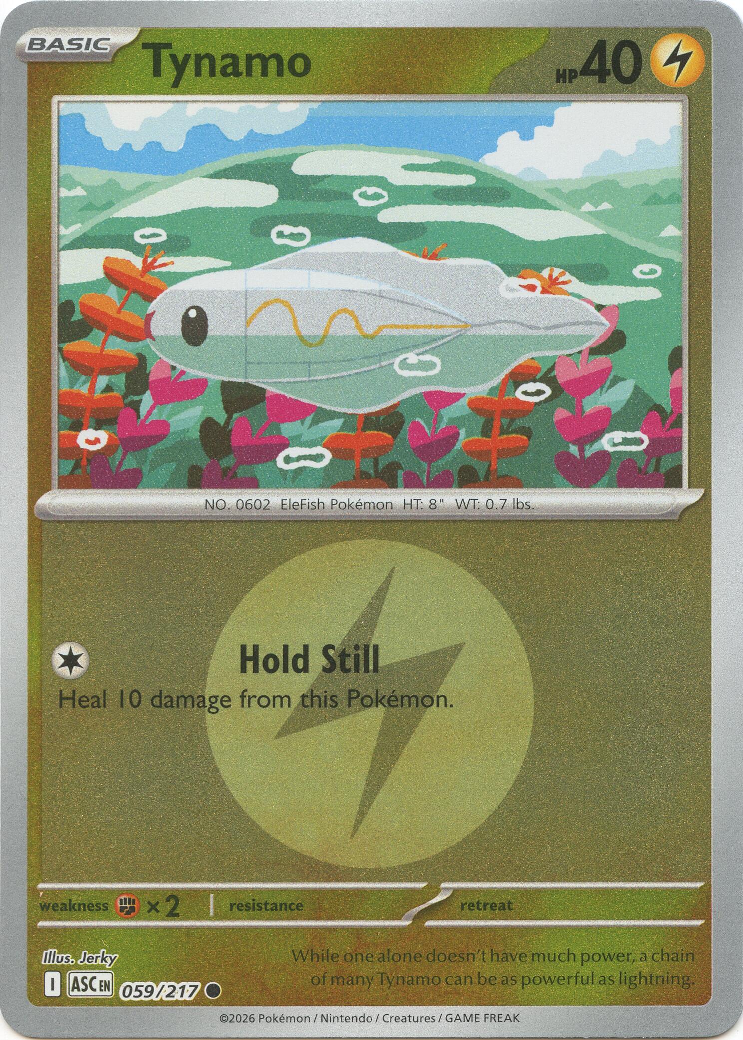 Tynamo (059/217) (Energy Symbol Pattern) [Mega Evolution: Ascended Heroes] | Gear Gaming Fayetteville