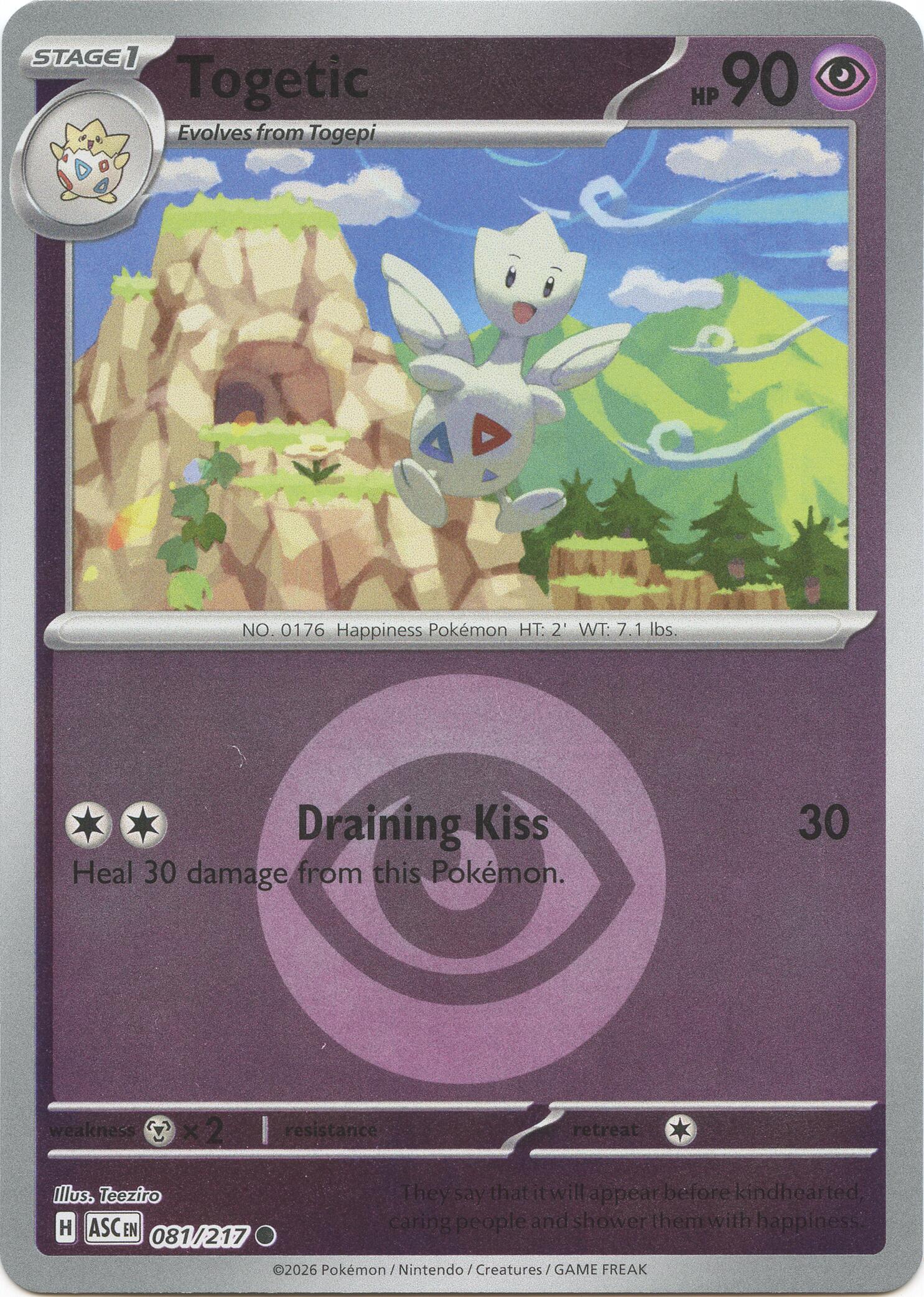 Togetic (081/217) (Energy Symbol Pattern) [Mega Evolution: Ascended Heroes] | Gear Gaming Fayetteville