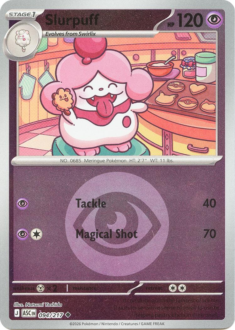 Slurpuff (094/217) (Energy Symbol Pattern) [Mega Evolution: Ascended Heroes] | Gear Gaming Fayetteville