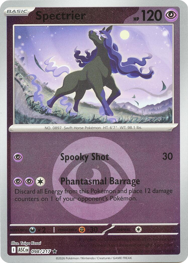 Spectrier (098/217) (Energy Symbol Pattern) [Mega Evolution: Ascended Heroes] | Gear Gaming Fayetteville