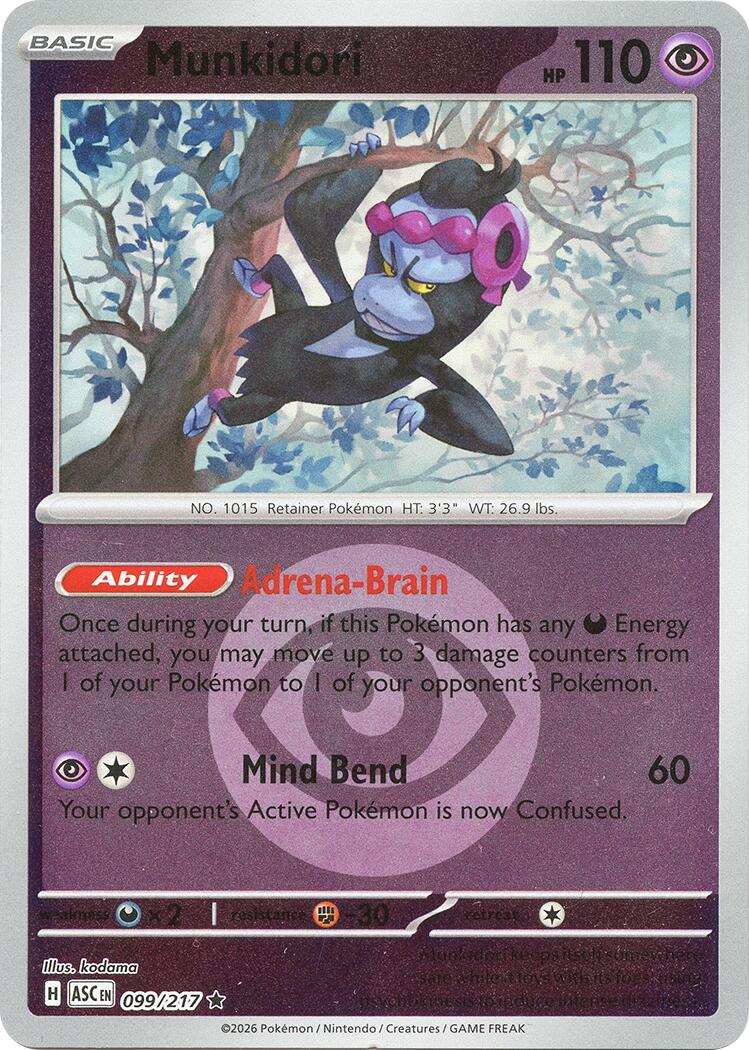 Munkidori (099/217) (Energy Symbol Pattern) [Mega Evolution: Ascended Heroes] | Gear Gaming Fayetteville