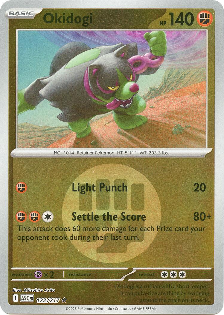 Okidogi (122/217) (Energy Symbol Pattern) [Mega Evolution: Ascended Heroes] | Gear Gaming Fayetteville