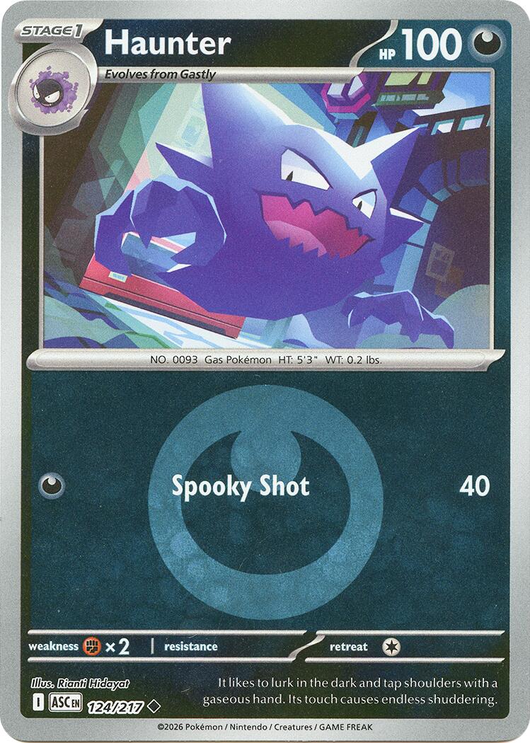 Haunter (124/217) (Energy Symbol Pattern) [Mega Evolution: Ascended Heroes] | Gear Gaming Fayetteville