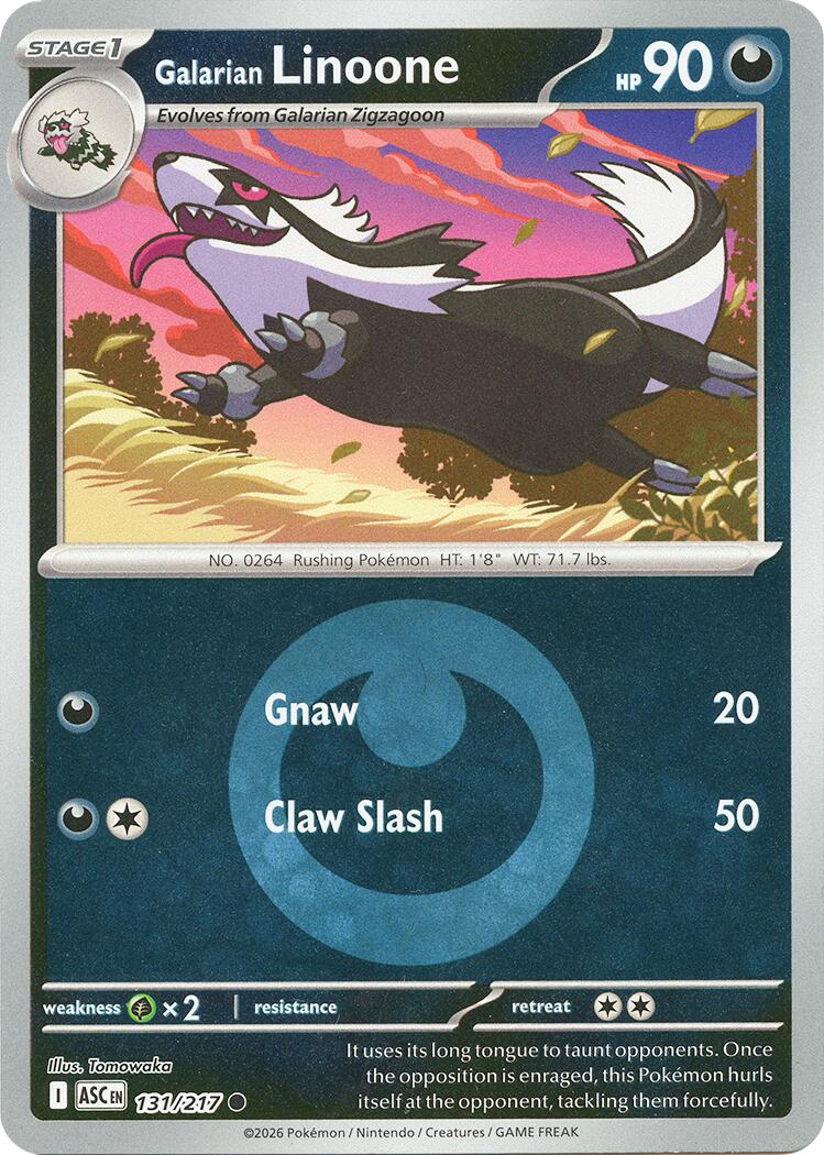 Galarian Linoone (131/217) (Energy Symbol Pattern) [Mega Evolution: Ascended Heroes] | Gear Gaming Fayetteville