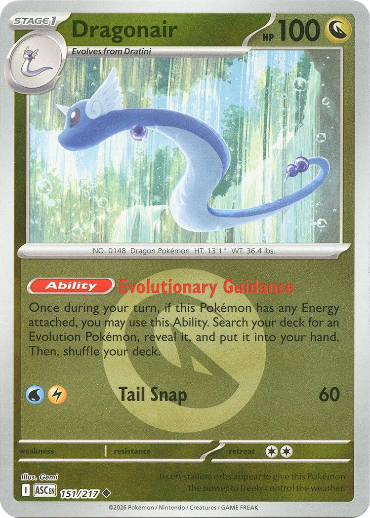 Dragonair (151/217) (Energy Symbol Pattern) [Mega Evolution: Ascended Heroes] | Gear Gaming Fayetteville