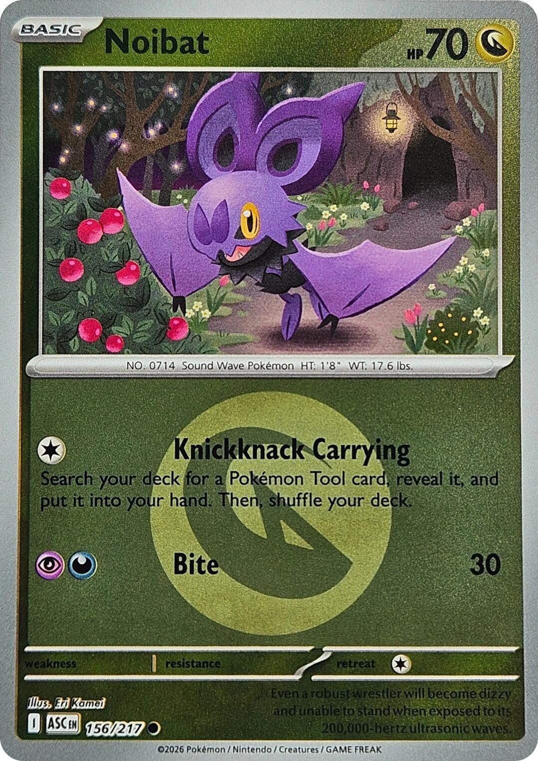 Noibat (156/217) (Energy Symbol Pattern) [Mega Evolution: Ascended Heroes] | Gear Gaming Fayetteville