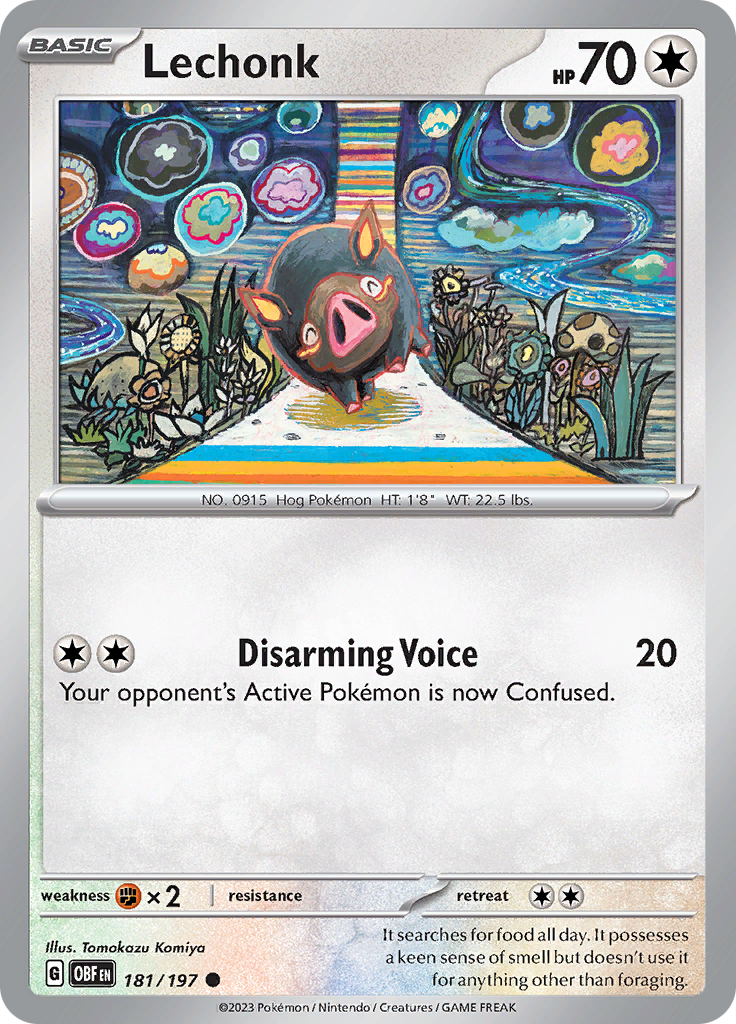 Lechonk (181/197) [Scarlet & Violet: Obsidian Flames] | Gear Gaming Fayetteville