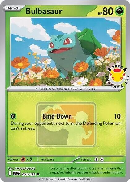 Bulbasaur (001/132) (Pokemon Day 2026) [Miscellaneous Cards] | Gear Gaming Fayetteville