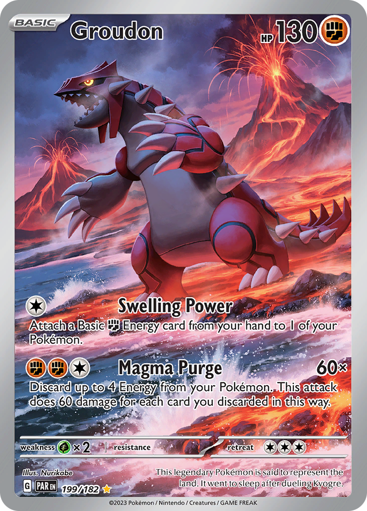 Groudon (199/182) [Scarlet & Violet: Paradox Rift] | Gear Gaming Fayetteville