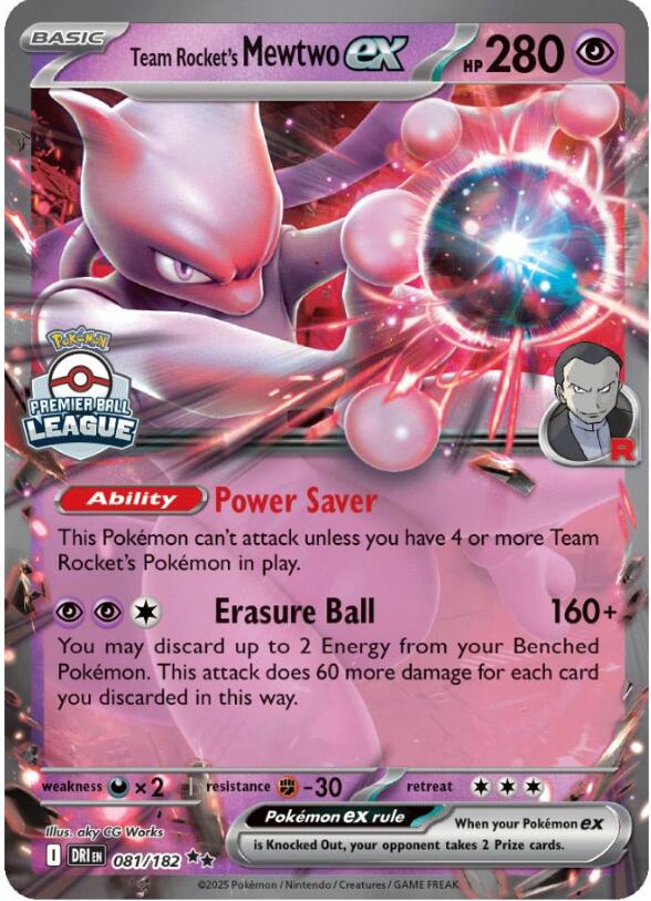 Team Rocket's Mewtwo ex (081/182) [League & Championship Cards] | Gear Gaming Fayetteville