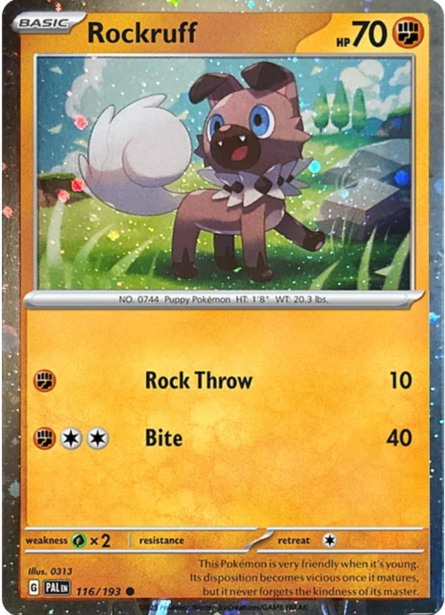 Rockruff (116/193) (Cosmos Holo) [Scarlet & Violet: Black Star Promos] | Gear Gaming Fayetteville