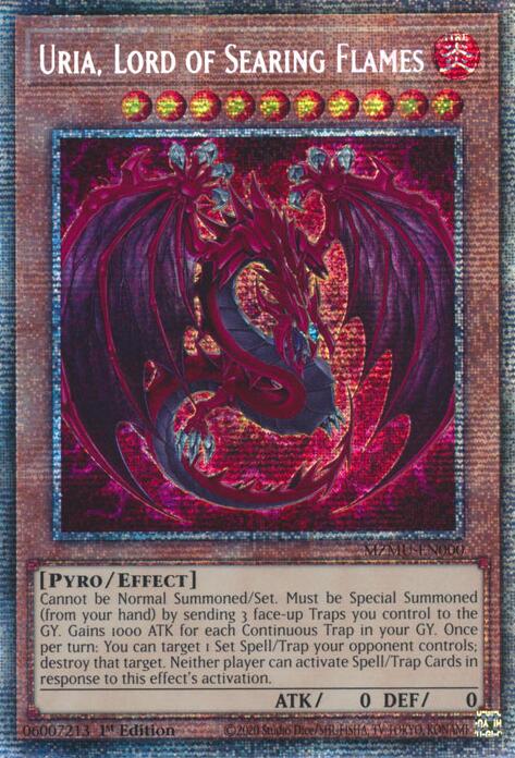 Uria, Lord of Searing Flames (Starlight Rare) [MZMU-EN000] Starlight Rare | Gear Gaming Fayetteville