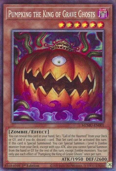 Pumpking the King of Grave Ghosts (Collector's Rare) [MZMU-EN001] Collector's Rare | Gear Gaming Fayetteville