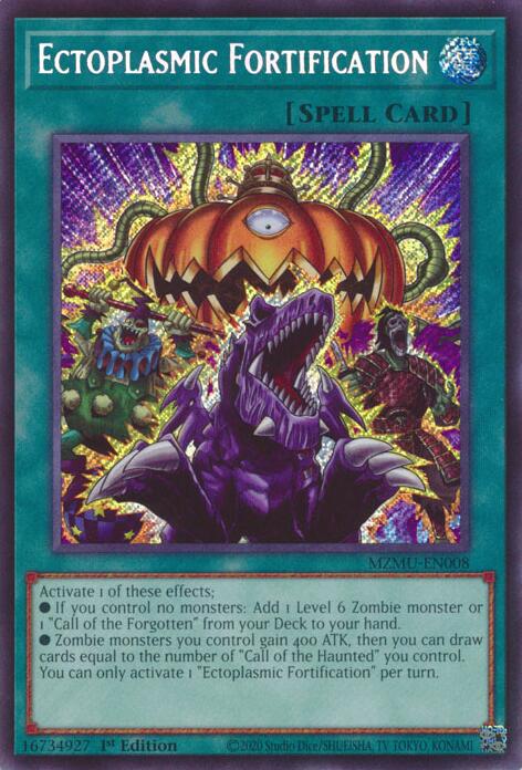 Ectoplasmic Fortification [MZMU-EN008] Secret Rare | Gear Gaming Fayetteville