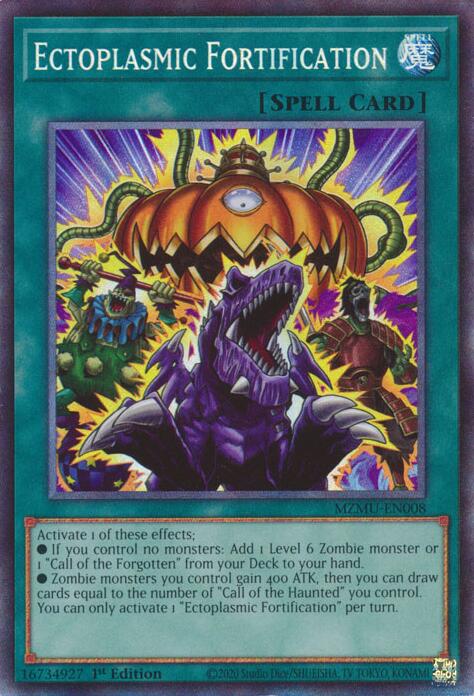 Ectoplasmic Fortification (Collector's Rare) [MZMU-EN008] Collector's Rare | Gear Gaming Fayetteville