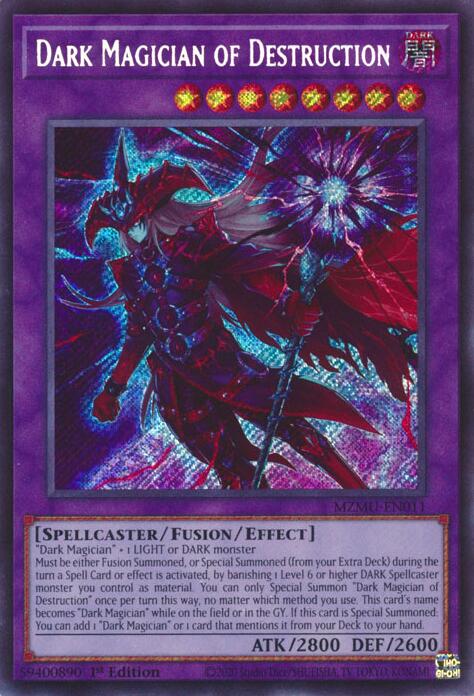 Dark Magician of Destruction [MZMU-EN011] Secret Rare | Gear Gaming Fayetteville