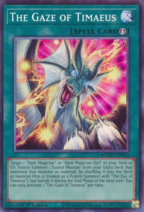 The Gaze of Timaeus (Collector's Rare) [MZMU-EN013] Collector's Rare | Gear Gaming Fayetteville