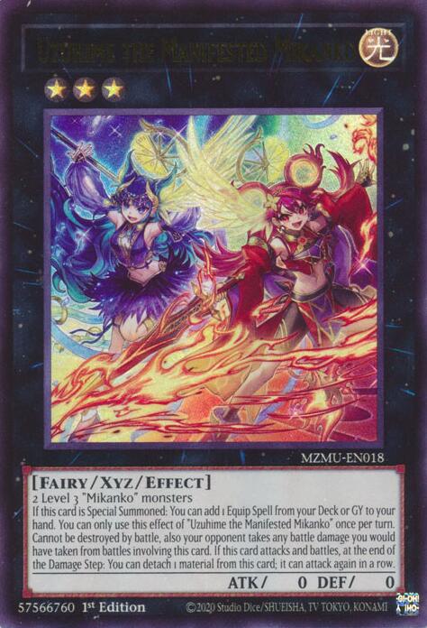 Uzuhime the Manifested Mikanko [MZMU-EN018] Ultra Rare | Gear Gaming Fayetteville