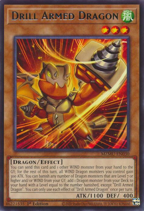 Drill Armed Dragon [MZMU-EN030] Rare | Gear Gaming Fayetteville