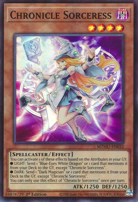 Chronicle Sorceress [MZMU-EN032] Super Rare | Gear Gaming Fayetteville