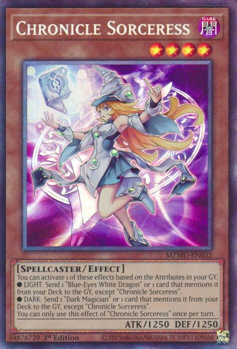 Chronicle Sorceress (Collector's Rare) [MZMU-EN032] Collector's Rare | Gear Gaming Fayetteville