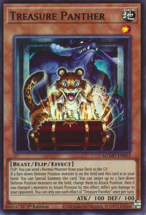 Treasure Panther [MZMU-EN053] Super Rare | Gear Gaming Fayetteville