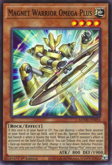 Magnet Warrior Omega Plus [MZMU-EN054] Super Rare | Gear Gaming Fayetteville