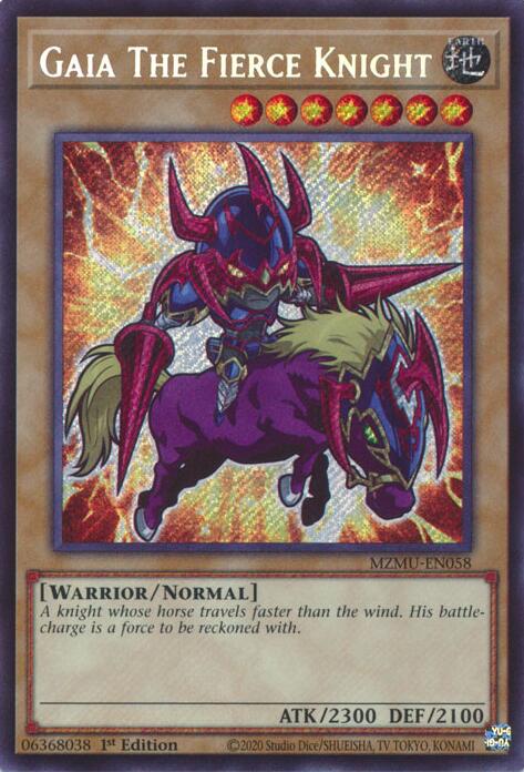 Gaia The Fierce Knight [MZMU-EN058] Secret Rare | Gear Gaming Fayetteville