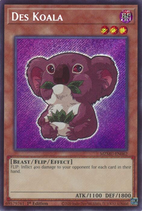 Des Koala [MZMU-EN062] Secret Rare | Gear Gaming Fayetteville