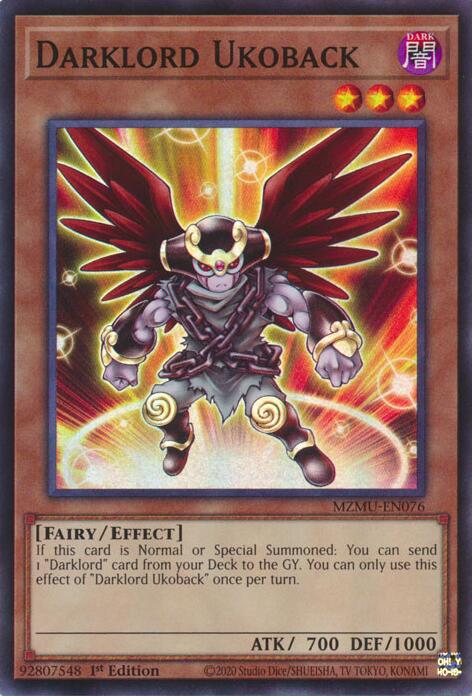 Darklord Ukoback [MZMU-EN076] Super Rare | Gear Gaming Fayetteville