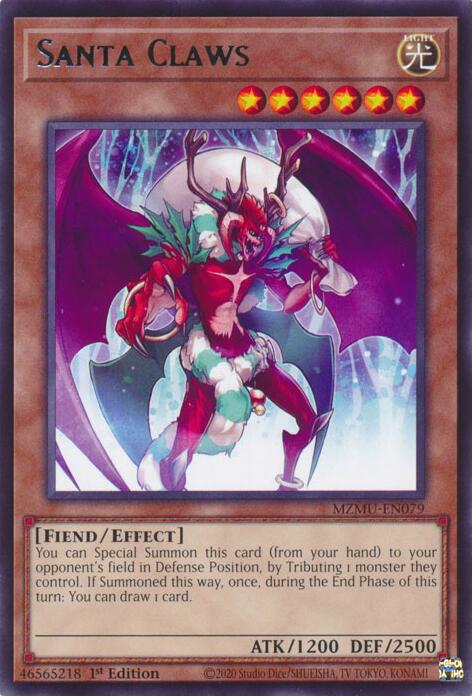 Santa Claws [MZMU-EN079] Rare | Gear Gaming Fayetteville