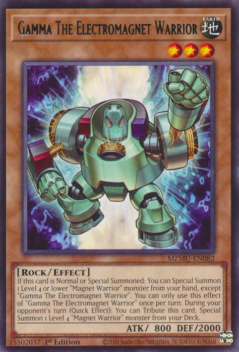 Gamma The Electromagnet Warrior [MZMU-EN082] Rare | Gear Gaming Fayetteville
