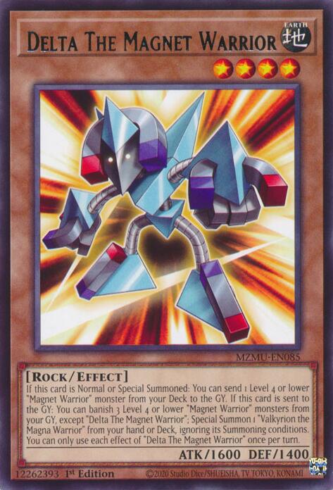 Delta The Magnet Warrior [MZMU-EN085] Rare | Gear Gaming Fayetteville