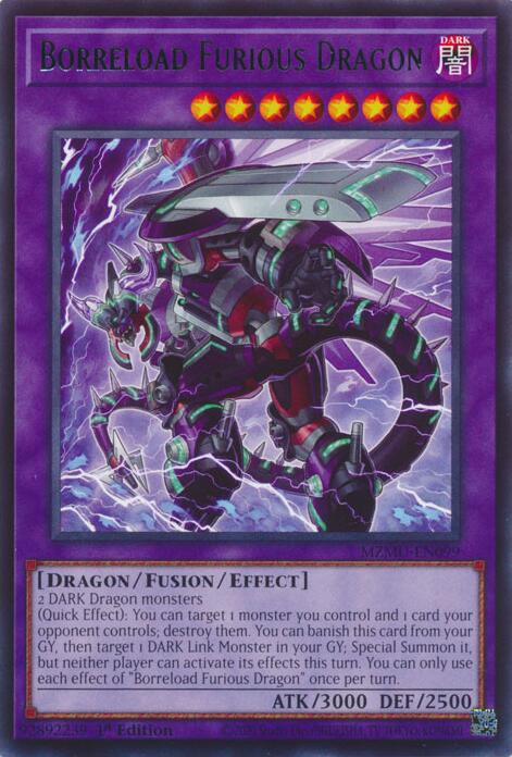 Borreload Furious Dragon [MZMU-EN099] Rare | Gear Gaming Fayetteville