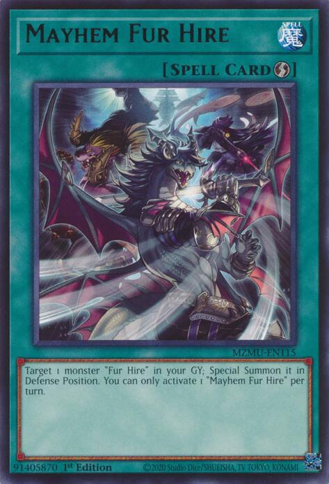 Mayhem Fur Hire [MZMU-EN115] Rare | Gear Gaming Fayetteville